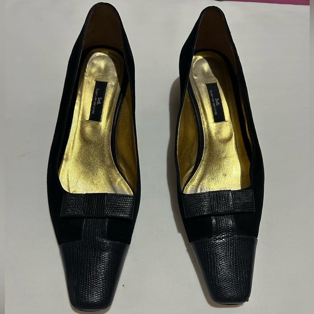 Susan van der Linde square toe flats - Picture 4 of 12